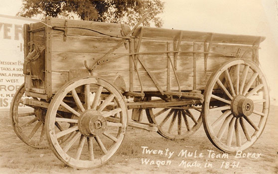 20 mule team wagon