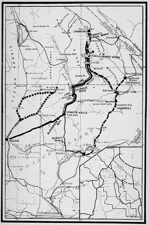 mule train route