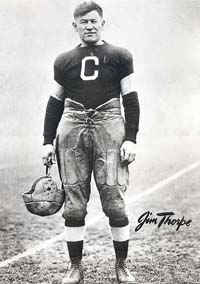 jim thorpe american history football sports athlete college athletes players legendary over professional fans so male nfl 1920s native height