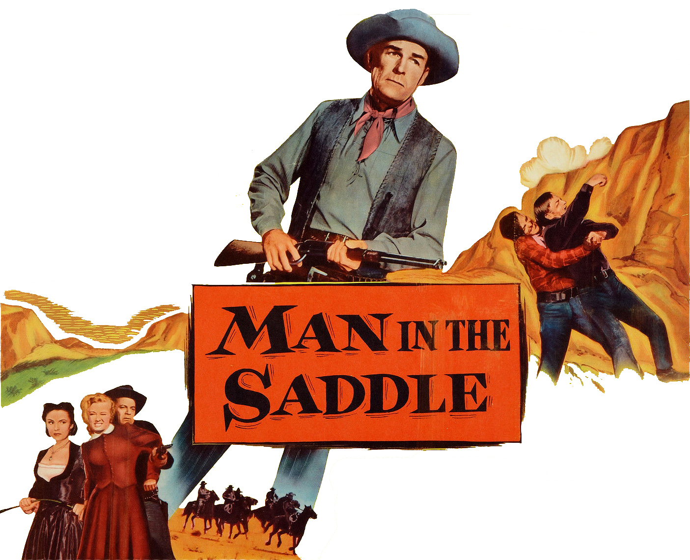 man in the saddle