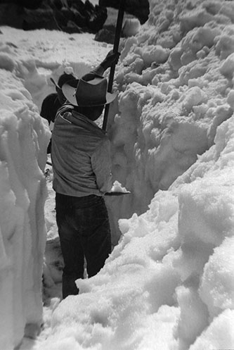 snow shoveling