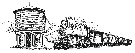 train and tower