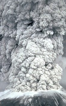 volcanic explosion