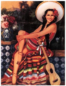 mexican calendar art