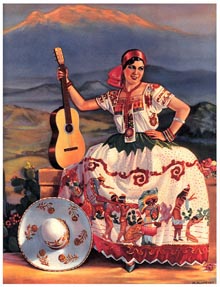 mexican calendar art