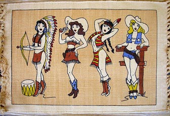 cowgirl placemat