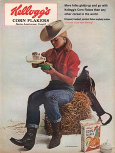 kellogs corn flakes cowgirl