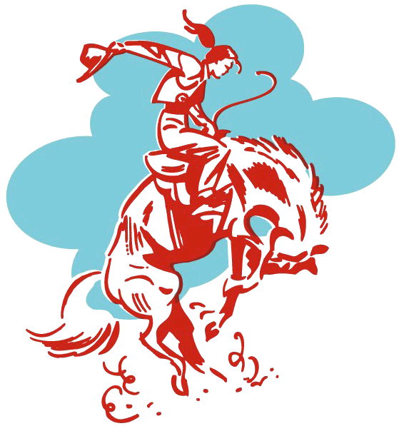 jumping cowgirl