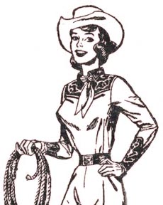 unknown cowgirl