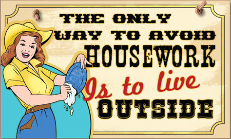 avoid housework