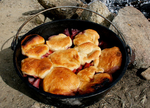 strawberry cobbler