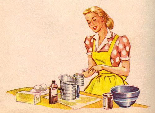 woman baking