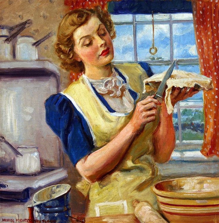 woman baking