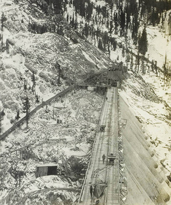 gem lake dam construction