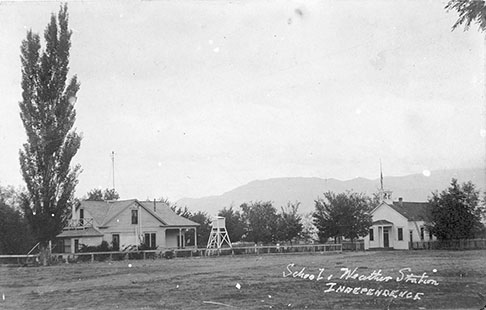 school and weather station