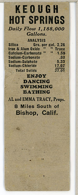 matchbook cover