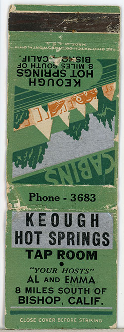 matchbook cover