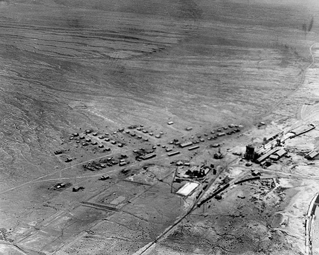 aerial view of keeler