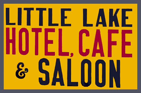 little lake hotel sign