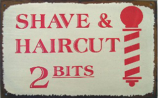 barber sign