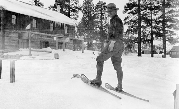 snowshoeing