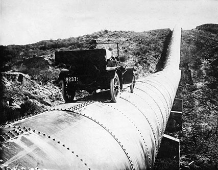 riding the aqueduct