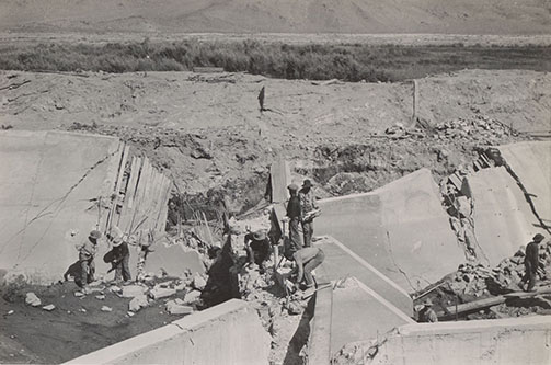 damaged aqueduct