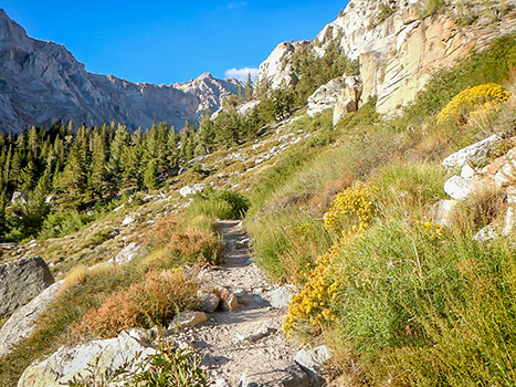 trail to lone pine lake